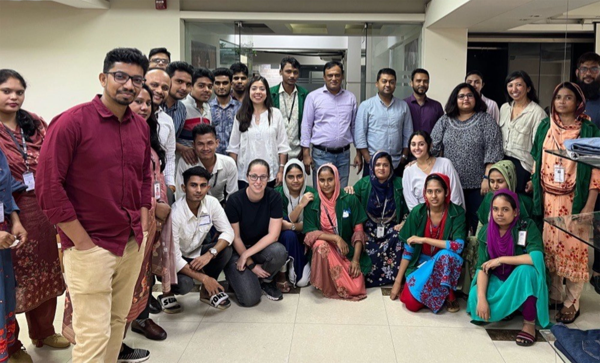 LS&Co. worker well-being group photo