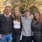 LS&Co. SVP and general counsel David Jedrzejek poses with his family