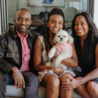 LS&Co. chief marketing officer Kenny Mitchell and family