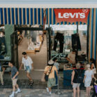 Exterior of the Ala Moana Center Levi's® store in Honolulu, Hawaii