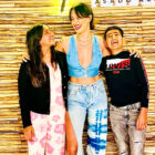 LS&Co. VP of Human Resources, Europe, Rajie Kaur, poses with her two children.