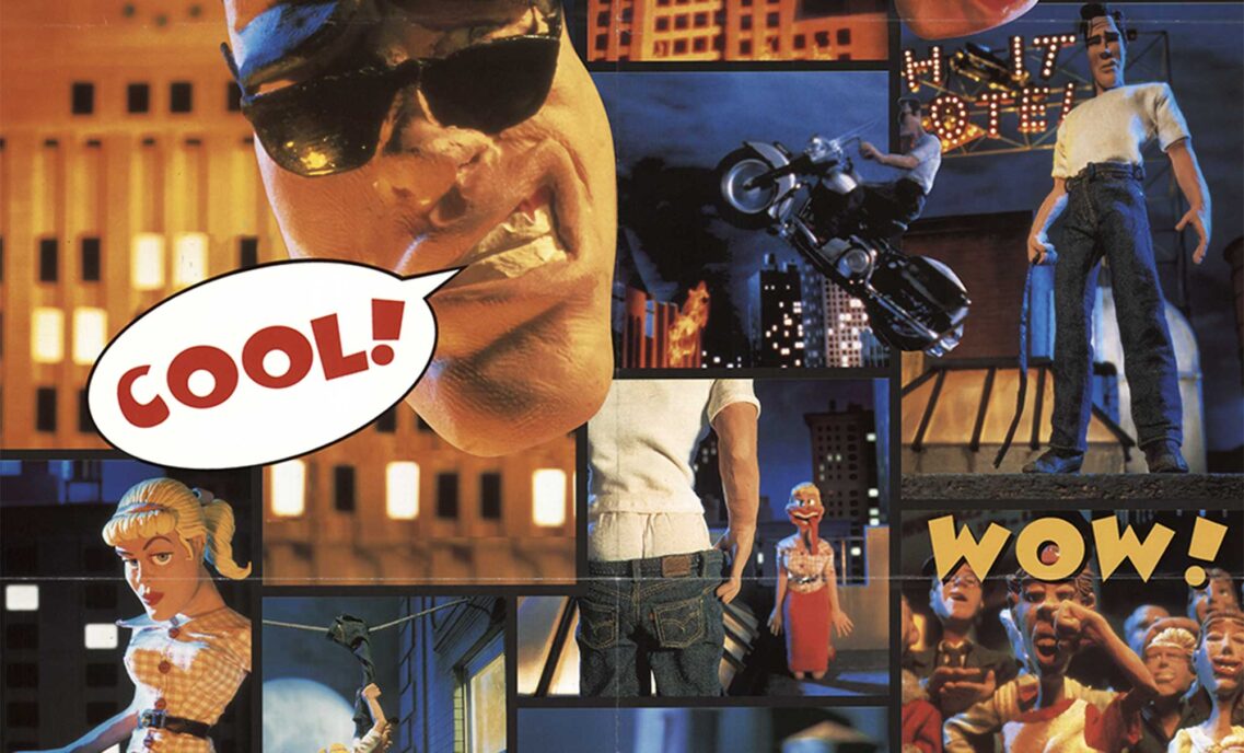 Frames from Levi's claymation ad